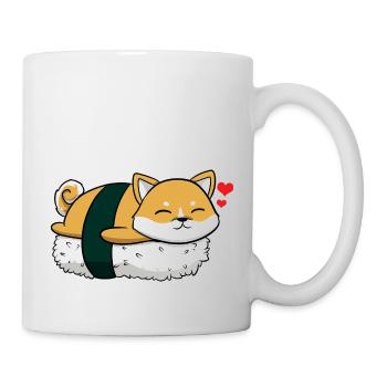 Shiba Inu Chien Sushi Japon Akita I Cadeau - Mug blanc - blanc - Droite