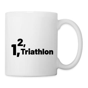 1 2 Triathlon - Mug - white - Right