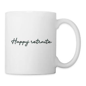 RETRAITE. RETRAITE. RETRAITEE. RETRAITE - Mug blanc - blanc - Droite