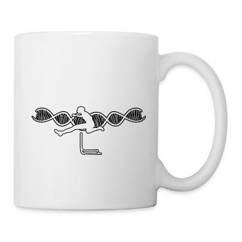 Hurdle Athletics Cadeau Hurdler - Mug blanc - blanc - Droite