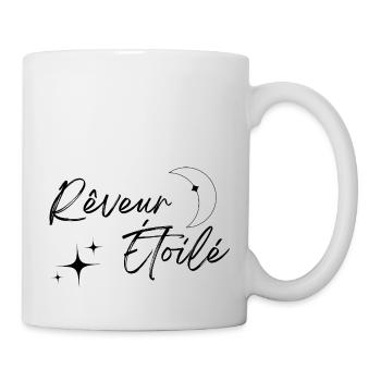 Rêveur étoilé - Mug blanc - blanc - Droite