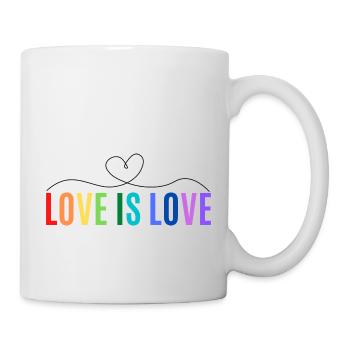 L’AMOUR EST L’AMOUR - Mug blanc - blanc - Droite