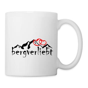 Bergverliebt - Tasse - Weiß - Rechts