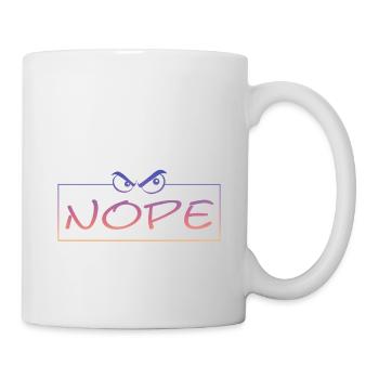 Nope - Tasse - Weiß - Rechts