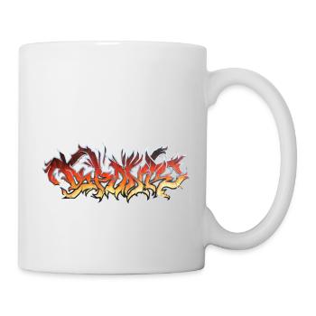 FIRE Graffiti - Tasse - Weiß - Rechts