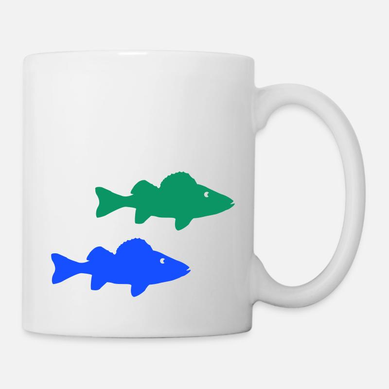 Poissons - Mug blanc - blanc