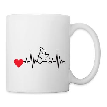 Motorcycle Motorcyclist Motorcross Motorcycle Fan - Mug - white - Right