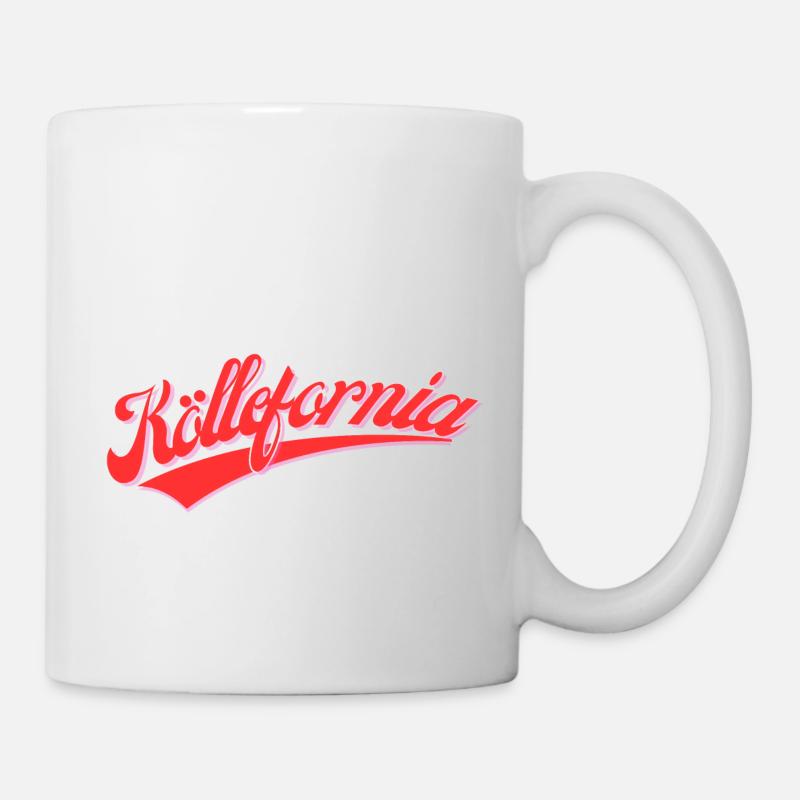 K Ö L L E F O R N I A - Tasse - Weiß