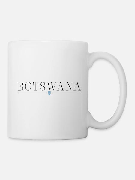 Ich liebe Botswana - Tasse - Weiß