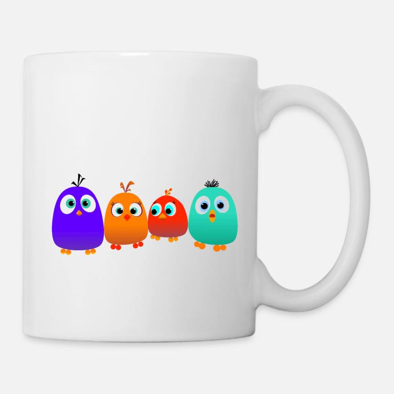 Birds - Mug - white