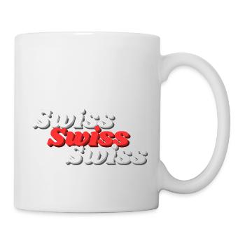 Swiss - 3-fache Ausführung - Tasse - Weiß - Rechts