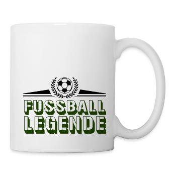 fussball legende - Tasse - Weiß - Rechts