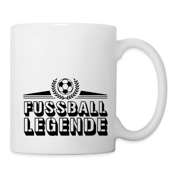 fussball legende - Tasse - Weiß - Rechts