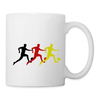 fußball spieler deutschland - Tasse - Weiß - Rechts
