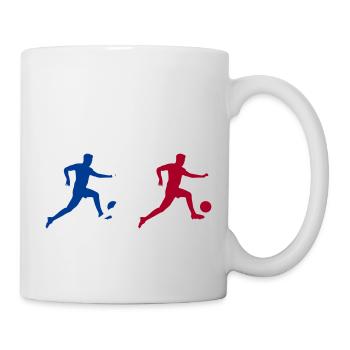 fußball spieler france - Tasse - Weiß - Rechts