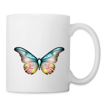Papillon Animal Insecte Papillon - Mug blanc - blanc - Droite