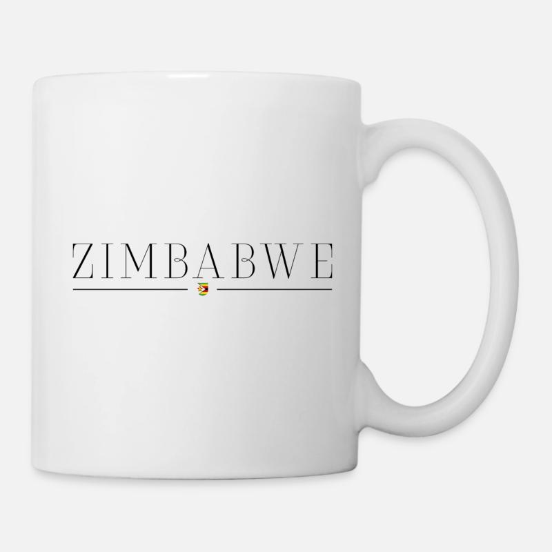 Ich liebe Zimbabwe - Tasse - Weiß
