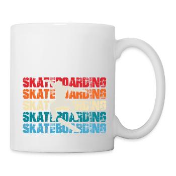 Skateboard Skater Sport - Mug blanc - blanc - Droite