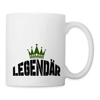 legendär - Tasse - Weiß - Rechts