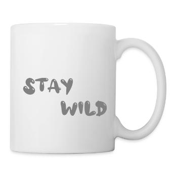 Restez sauvage - Mug blanc - blanc - Droite