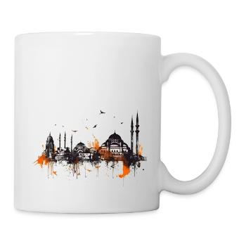 Istanbul est une métropole attrayante - Mug blanc - blanc - Droite