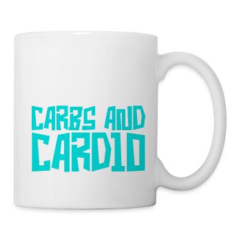 Carbs And Cardio 4 - Tasse - Weiß - Rechts