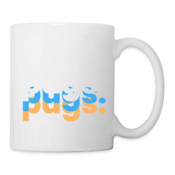 Forever Pugs - The Cute Companion - Mug - white - Right