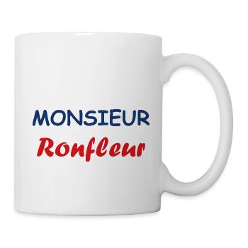 Monsieur Ronfleur - Mug blanc - blanc - Droite