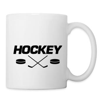 hockey - Tasse - Weiß - Rechts