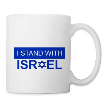 I Stand With Israel - Mug - white - Right