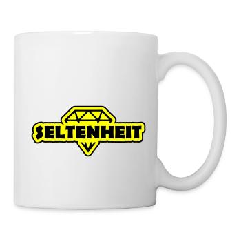 Seltenheit Diamant Spruch Motto - Tasse - Weiß - Rechts