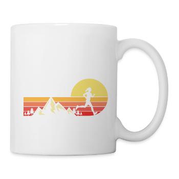 Trail Run Ultra Running Mountain Trekking Running - Mug - white - Right