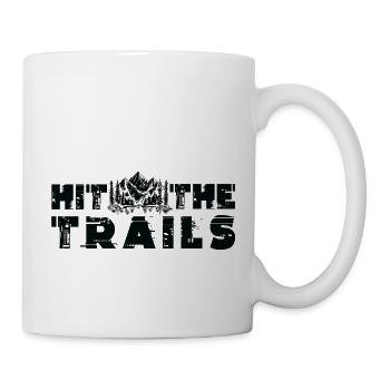 Trail Run Ultra Trail Running Montagne Trekking Course à pied - Mug blanc - blanc - Droite