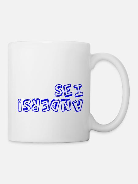 sei anders! - Tasse - Weiß
