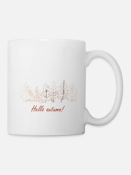 Foliage Hello Autumn - Mug - white