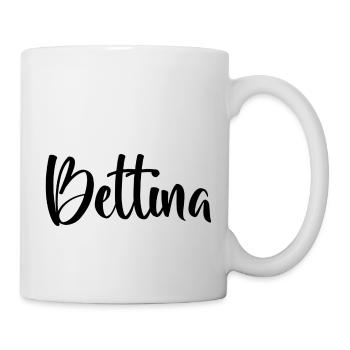 Vorname - Bettina - Tasse - Weiß - Rechts