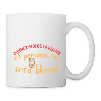 Japon canin - Mug blanc - blanc - Droite