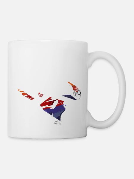 T-shirt moto 009 - Mug blanc - blanc
