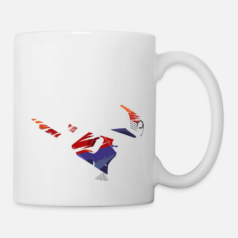 T-shirt moto 009 - Mug blanc - blanc