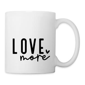 LoveMore (en anglais seulement) - Mug blanc - blanc - Droite