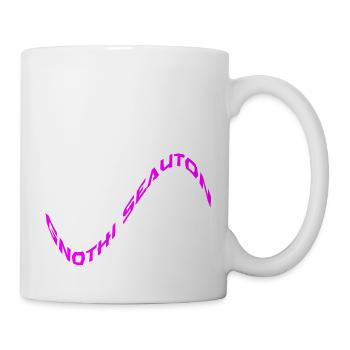Gnothi Seauton - Mug blanc - blanc - Droite