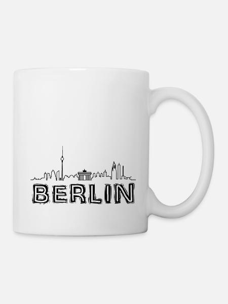 BERLIN 2023 Capitale de l’Allemagne - Mug blanc - blanc