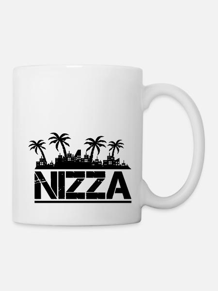 nizza - Tasse - Weiß