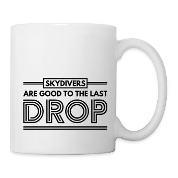 Citation drôle de parachutiste : cadeau parfait ! - Mug blanc - blanc - Droite