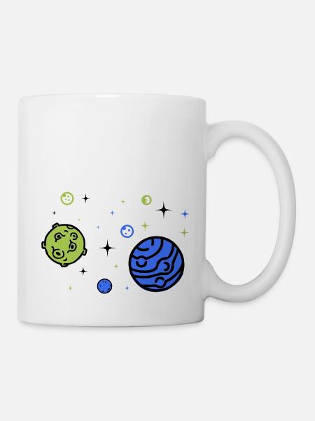 universum - Tasse - Weiß