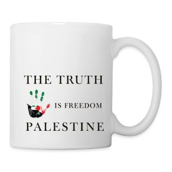 Truth is Freedom - Palestine - Mug - white - Right