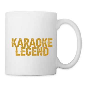 Légende du karaoké 3 - Mug blanc - blanc - Droite