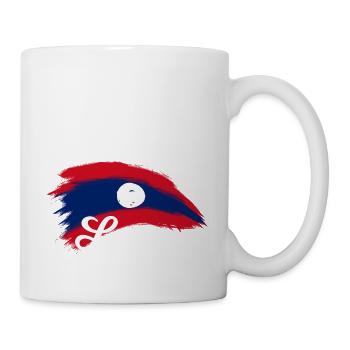 Laos Lao Drapeau Laotien éléphant Lao I cadeau - Mug blanc - blanc - Droite