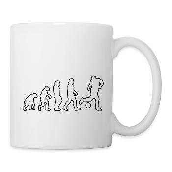 Fußballmannschaft Fußballdesign Fußballspieler - Tasse - Weiß - Rechts