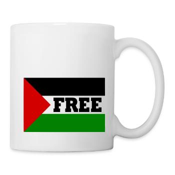 Free palestine - Mug - white - Right